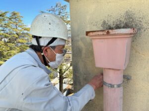 集水桝取付状況