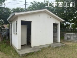 奈良市内小学校の野外トイレを改善｜AIで事前イメージを作成しながら進めるプライバシー対策