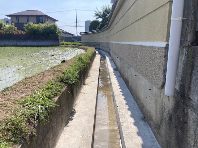 水路巾改修完成