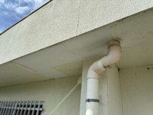 武道場　軒天修理